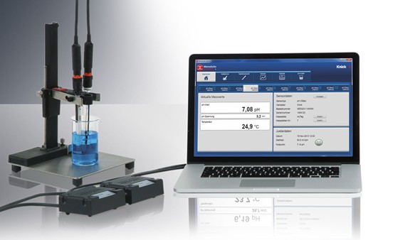 Gestione sensori per la tecnologia Memosens: la MemoSuite Advanced calibra fino a dieci sensori contemporaneamente